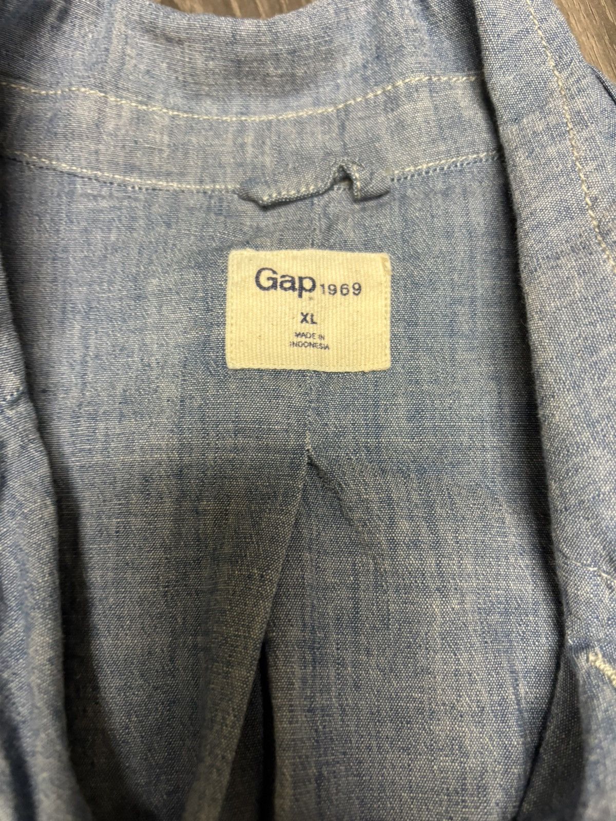 Gap Gap 1969 Blue Cotton Blazer Size XL Size US XL / EU 56 / 4 - 4 Thumbnail