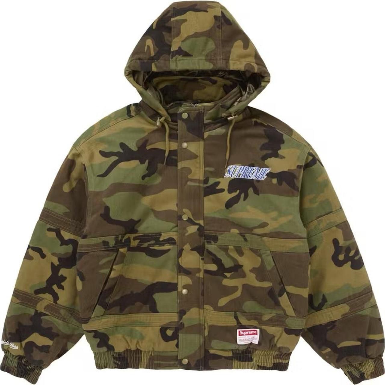 Mitchell & Ness × Supreme SOLD!!! Supreme Mitchell & Ness Twill Stadium Jacket FW24 Size US S / EU 44-46 / 1 - 1 Thumbnail