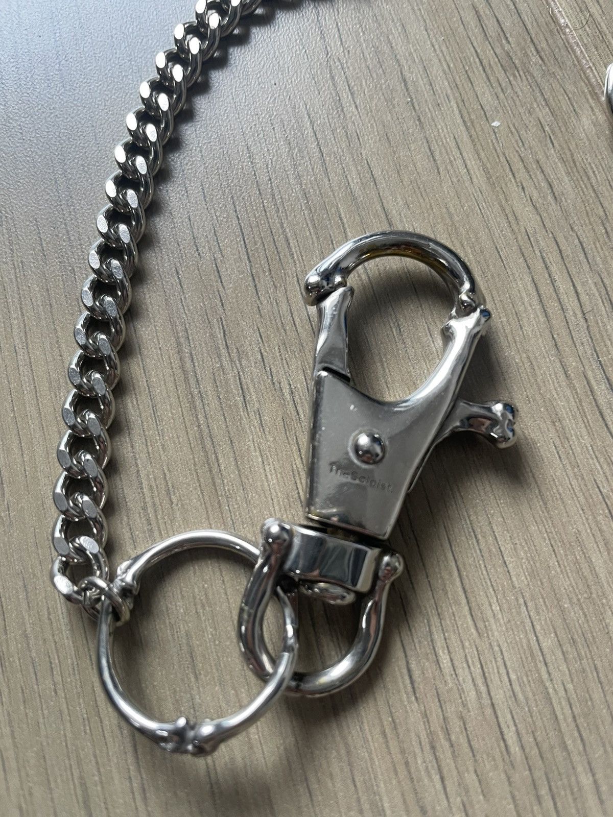 Takahiromiyashita The Soloist. Bone Shaped ring loop chain Size ONE SIZE - 2 Thumbnail
