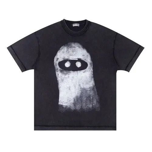 Japanese Brand × Vintage Bold Stitching Vintage Ghost Design T-Shirt Size US M / EU 48-50 / 2 - 1 Thumbnail