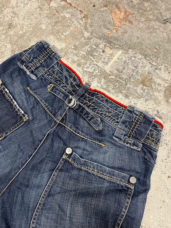Designer × Marithe + Francois Girbaud × Vintage 2000s Marithé + François Girbaud Wide Denim Jeans Size US 30 / EU 46 - 8 Thumbnail