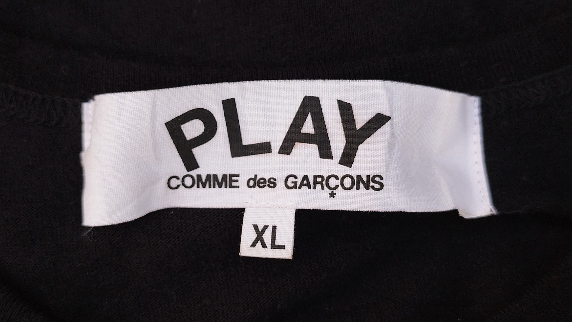 Comme des Garcons × Comme des Garcons PLAY × Junya Watanabe Comme des garcons play big logo t-shirt Size US XL / EU 56 / 4 - 3 Thumbnail