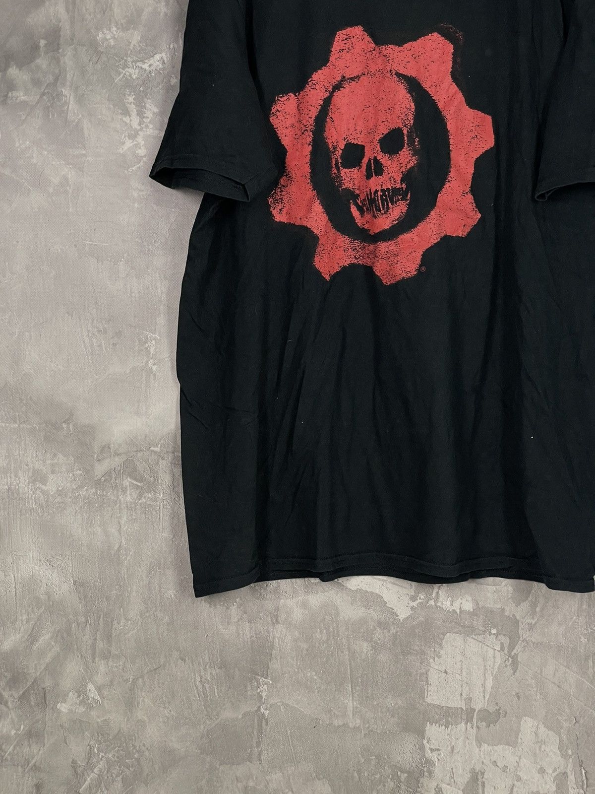 Vintage Vintage Gears of War T shirt 00s Video Game Black Sz M Size US M / EU 48-50 / 2 - 3 Thumbnail