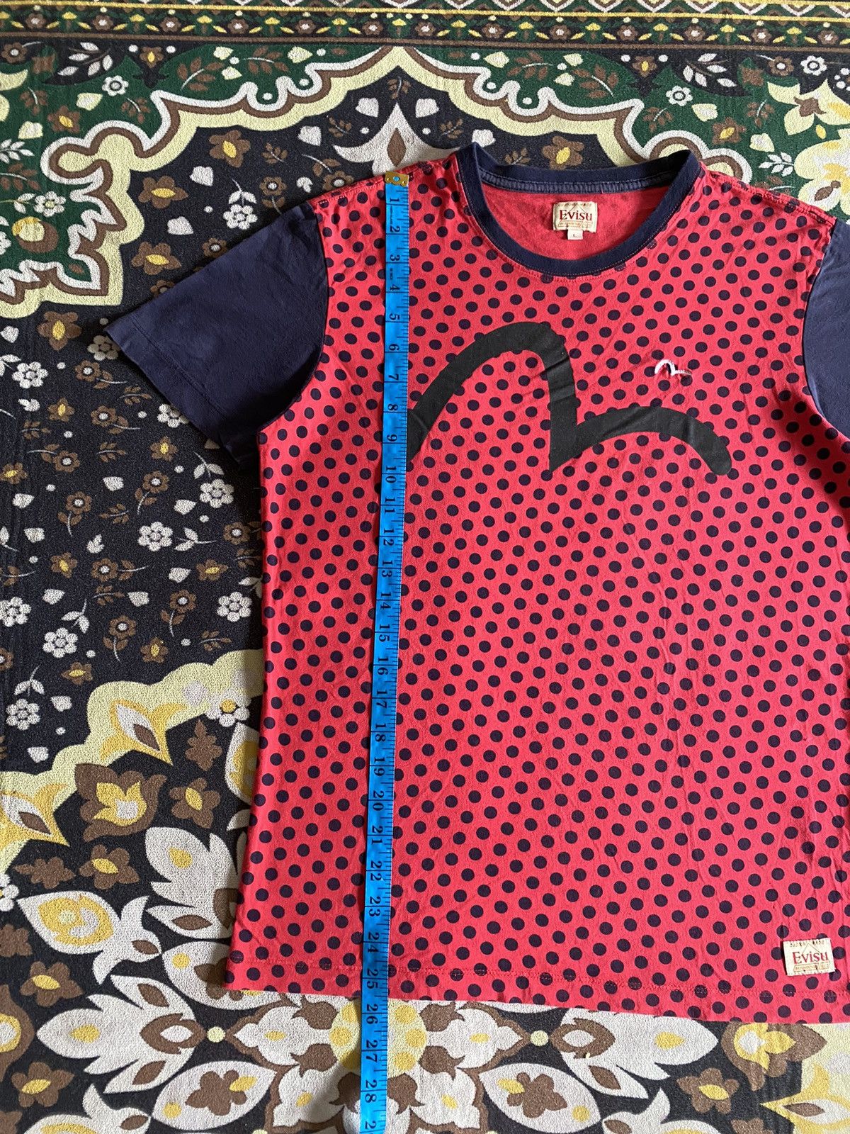 Evisu Japanese Brand Evisu Genes Big Logo Tee Size US S / EU 44-46 / 1 - 14 Thumbnail