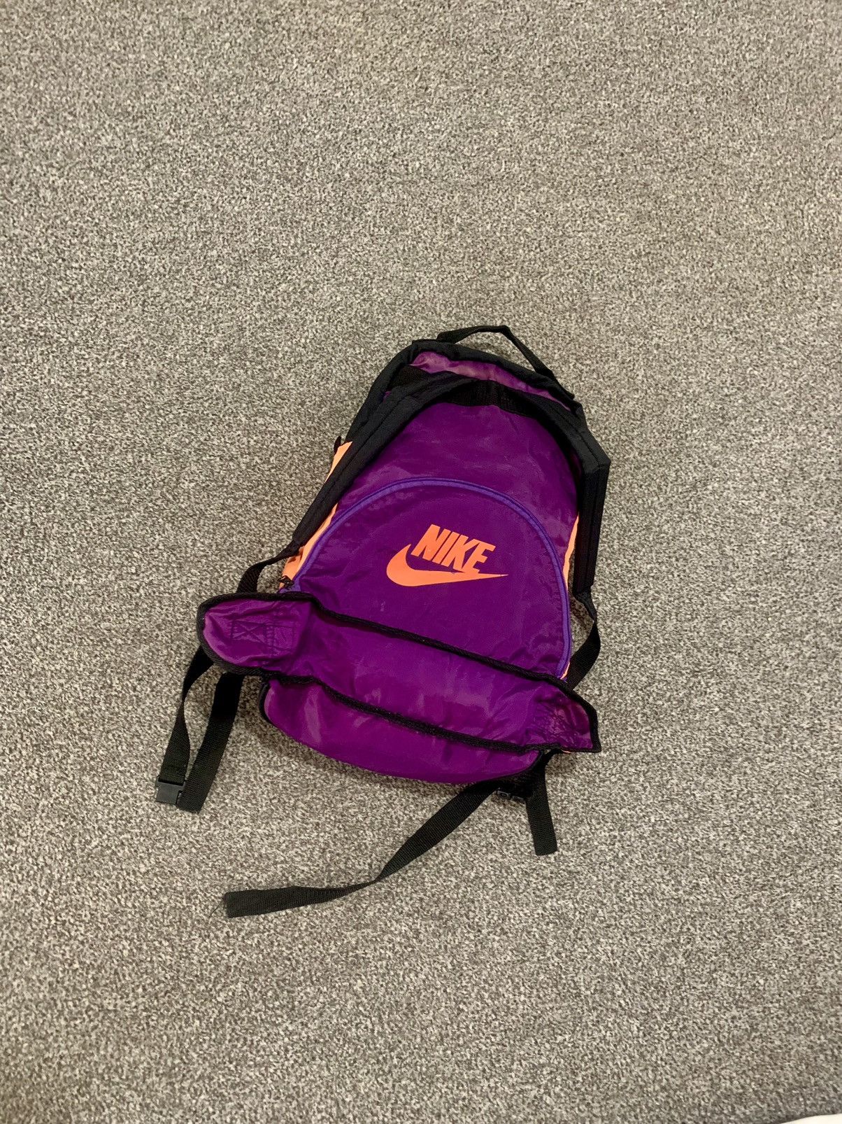 Nike × Vintage 80’s Nike 2in1 Bagpack Swoosh Logo Size ONE SIZE - 2 Thumbnail