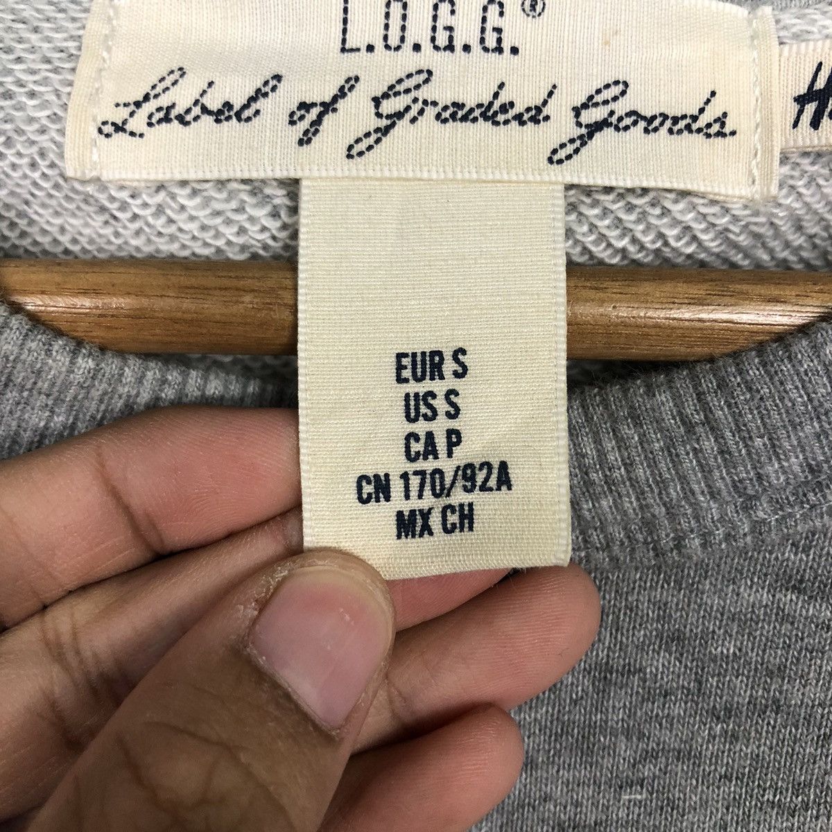 Japanese Brand 📌Rich Grey Vintage Sweatshirt Dalston Big Logo Spell Out Size US S / EU 44-46 / 1 - 15 Thumbnail