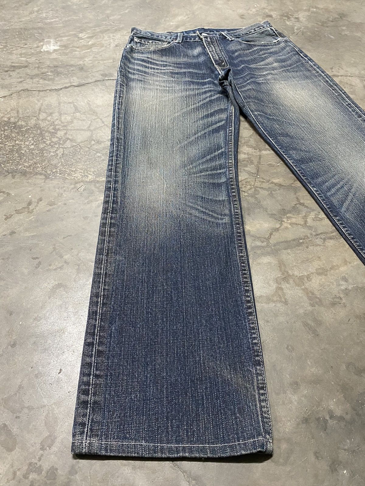 Levi's × Vintage Baggy Jeans Vintage Levis 502 Distressed Rusty Denim Size US 31 - 1 Thumbnail