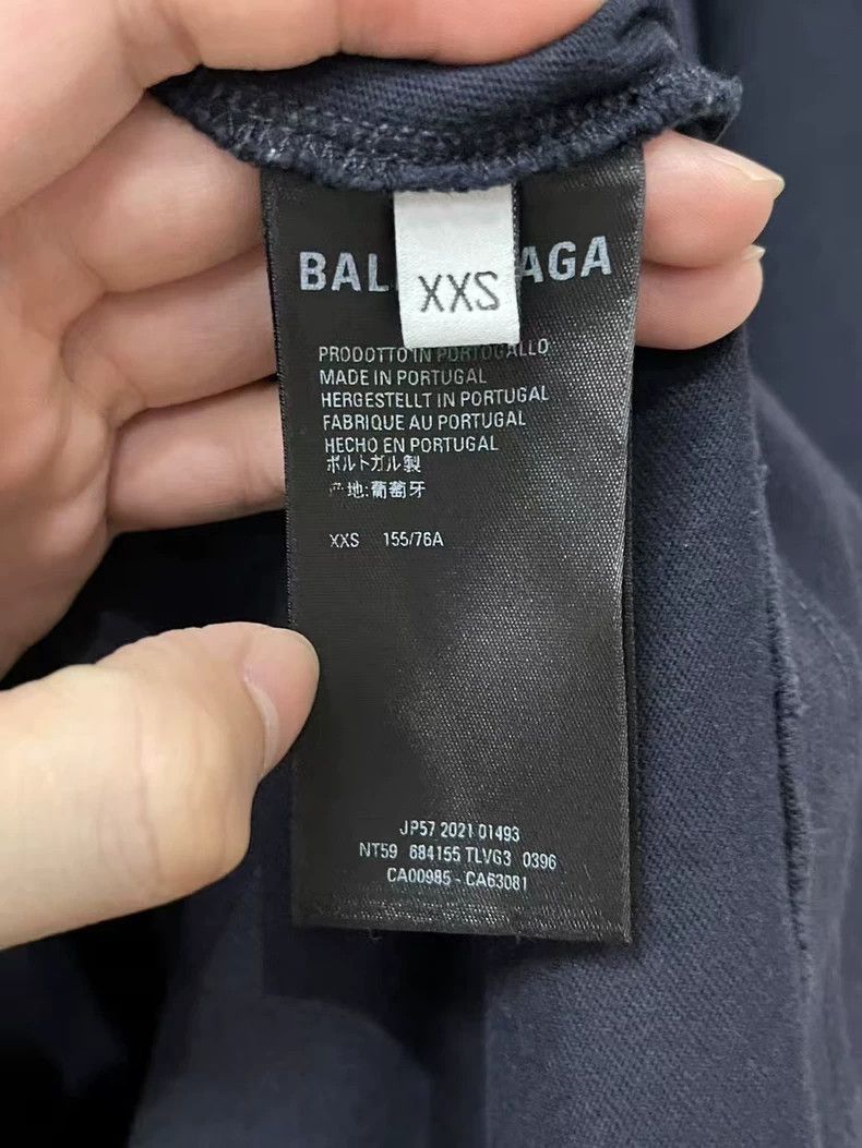 Balenciaga Balenciaga Balenciaga No Comment Short Sleeve T-shirt-2506 Size US XXS / EU 40 - 6 Thumbnail