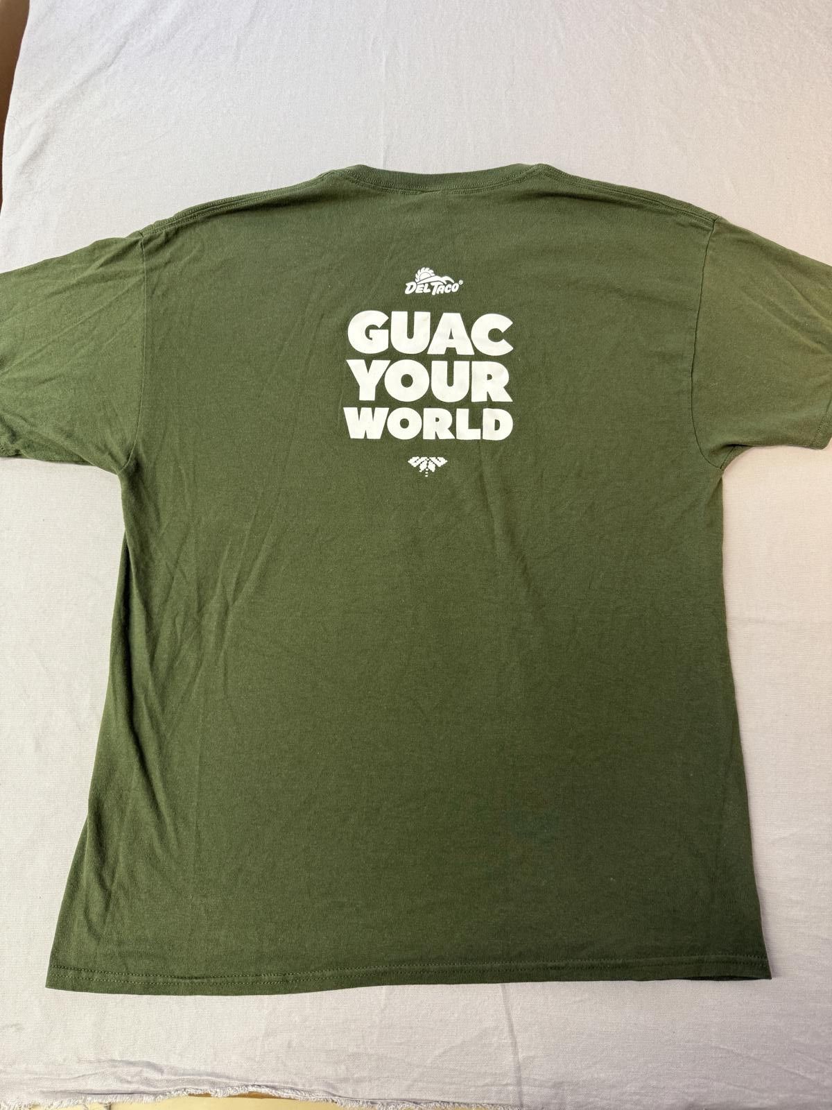 Jerzees Del Taco Employee T-shirt Fresh Guacamole Guac Your World XL Size US XL / EU 56 / 4 - 3 Thumbnail