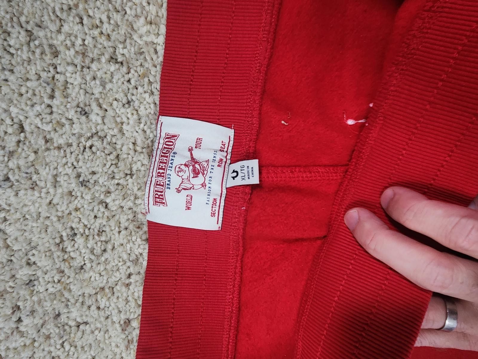True Religion NEW True Religion Pull-On Flare Jeans Red Anniversary XL Size 40" / US 18 - 4 Thumbnail