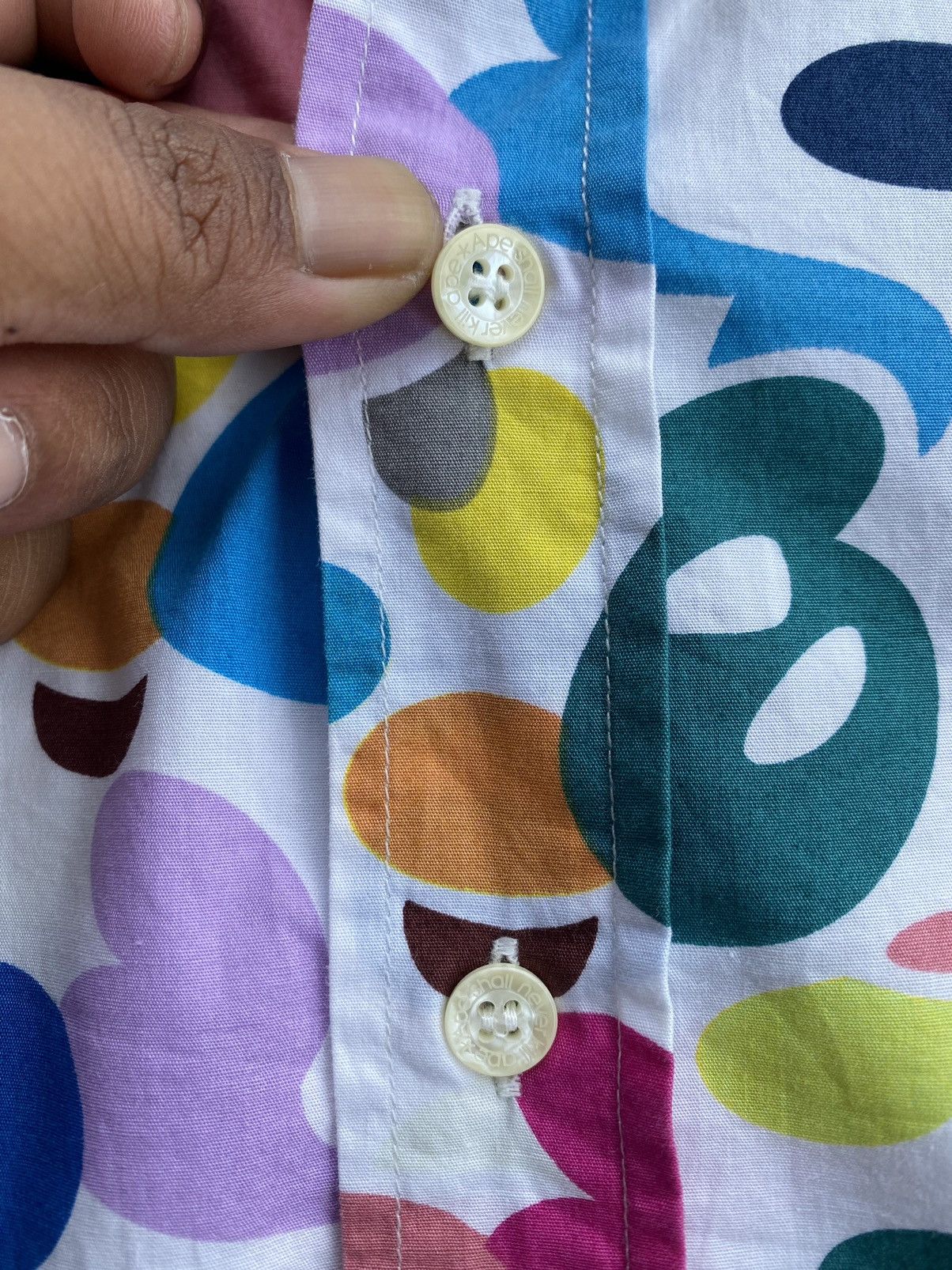Bape Baby Milo Multicamo Button Up Shirt Size US XS / EU 42 / 0 - 12 Thumbnail