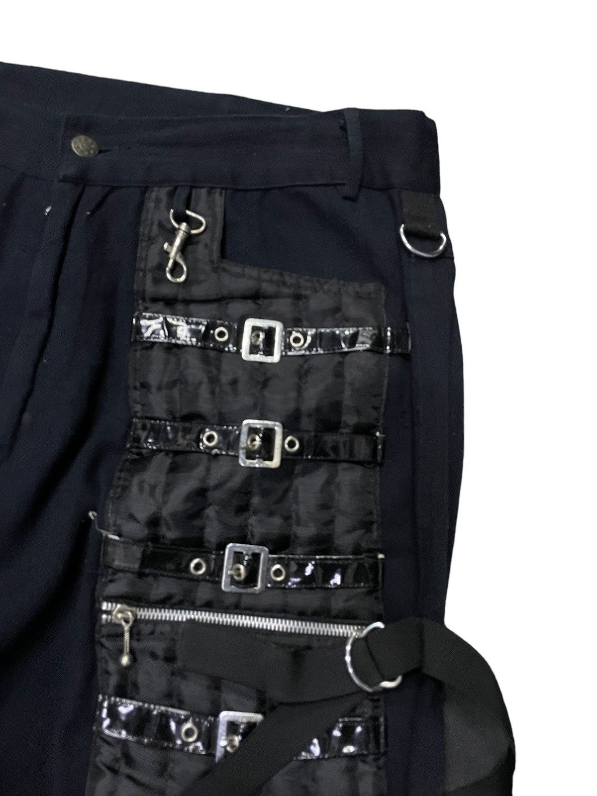 Japanese Brand × Junya Watanabe JunyaWatanabe Balenciaga Style Raver Bondage Baggy Flared Size US 34 / EU 50 - 10 Thumbnail