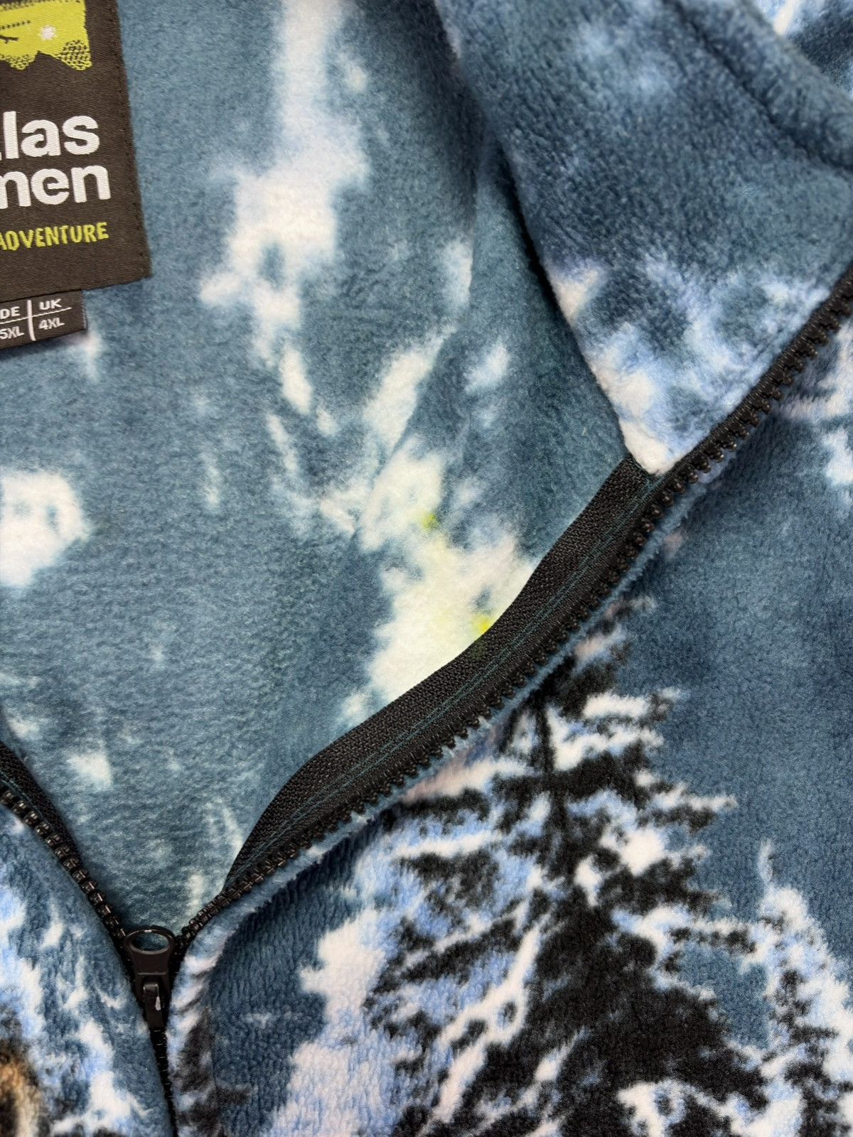 Vintage Vintage Wolf Animal Printed Fleece Jacket XXL Size US XXL / EU 58 / 5 - 9 Thumbnail