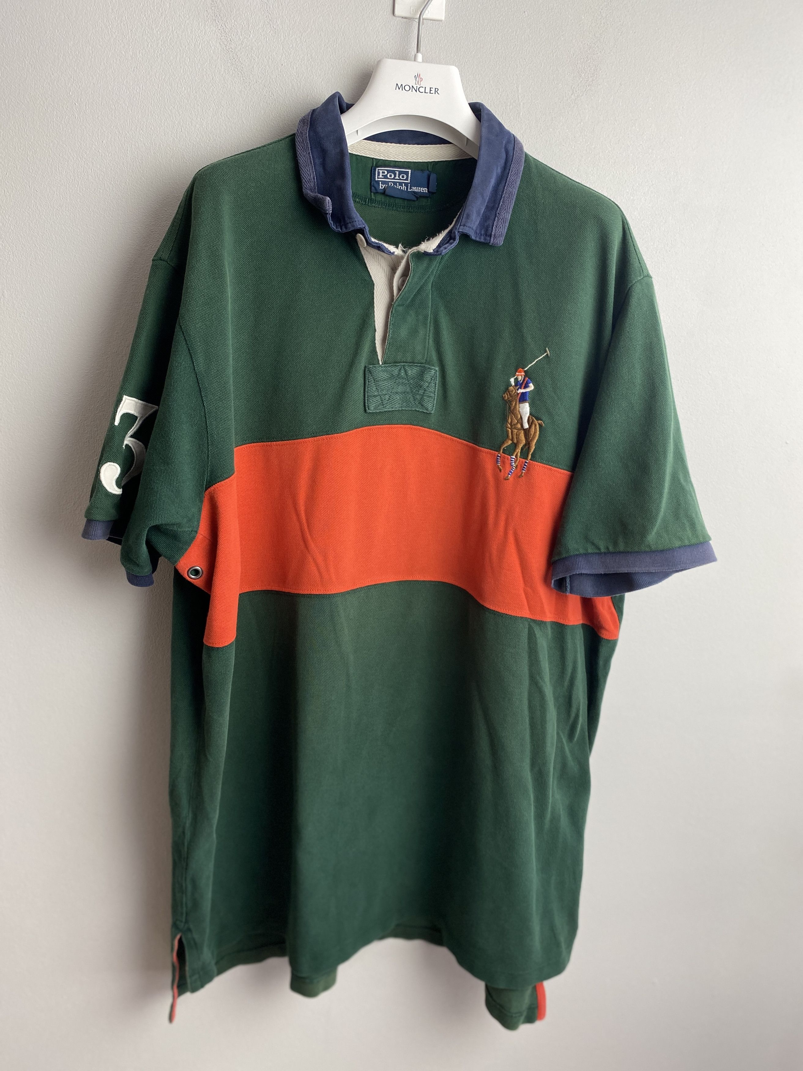 Polo Ralph Lauren Polo Ralph Lauren big pony rugby polo t-shirt number 3 Size US XXL / EU 58 / 5 - 1 Thumbnail