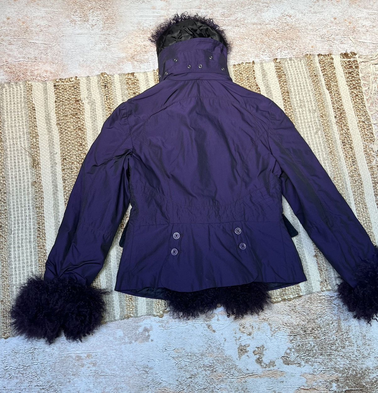 Versace × Versace Jeans Couture Versace Sport vintage aviator jacket with fur details Size M / US 6-8 / IT 42-44 - 15 Thumbnail