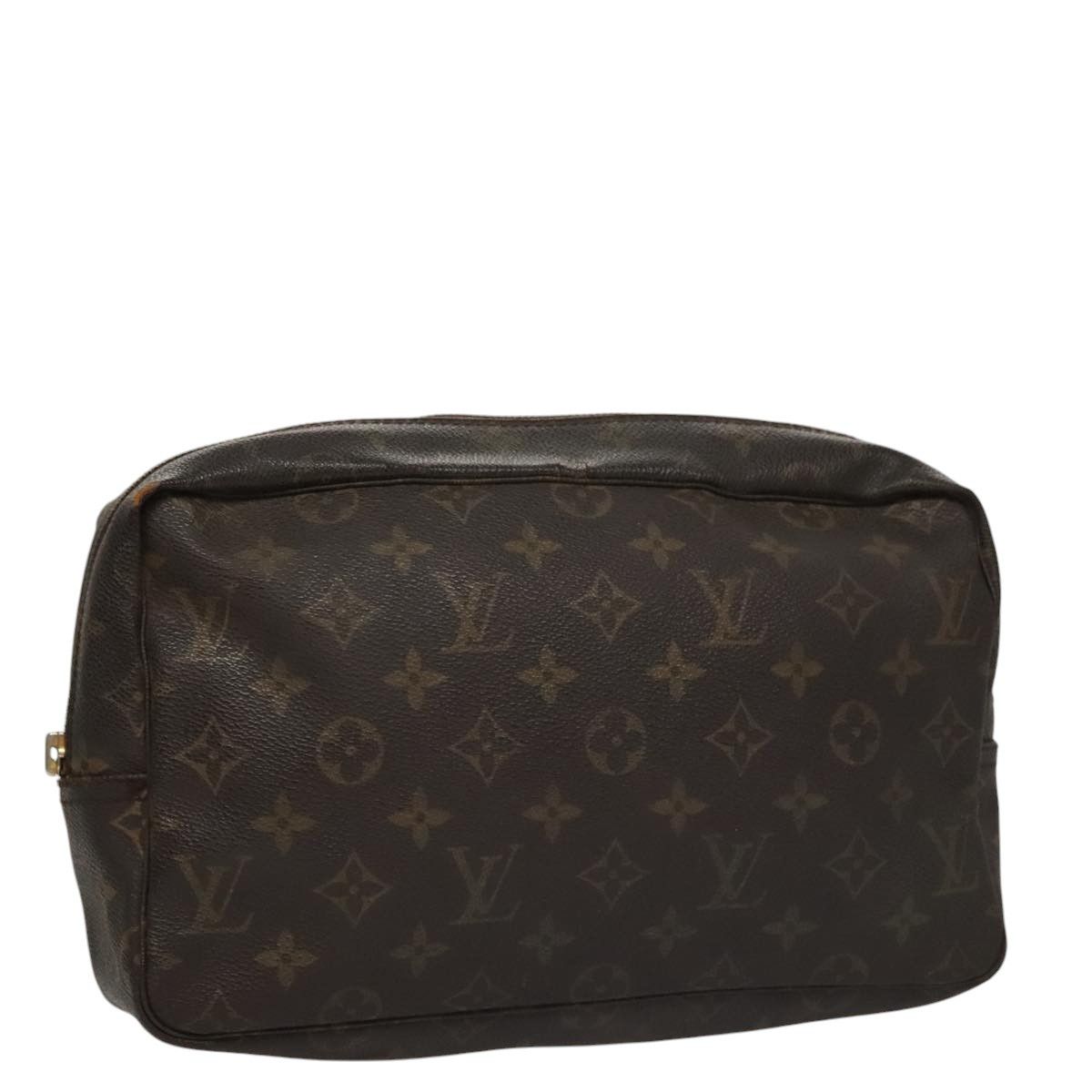 LOUIS VUITTON Monogram Trousse Toilette 28 Clutch Bag M47522 LV