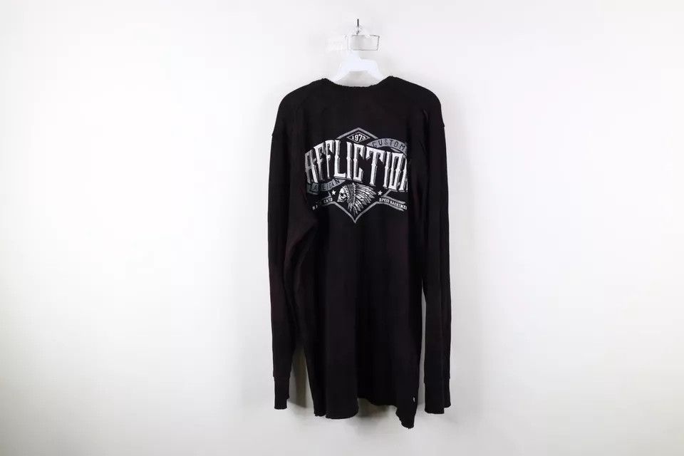 Affliction × Vintage Deadstock Vintage Affliction Reversible Thermal T-Shirt Size US XXL / EU 58 / 5 - 18 Thumbnail