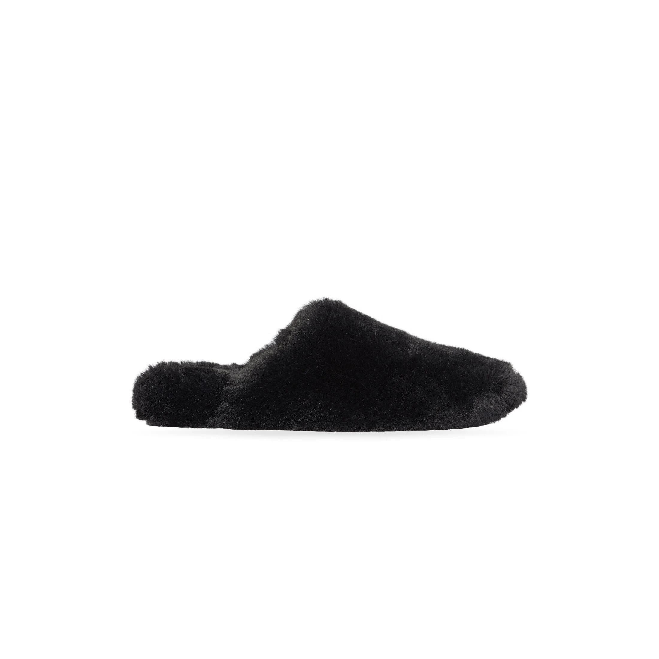 image of Balenciaga O1Mt1Gz0524 Teddy Mule Shoess In Black Shoes, Women's