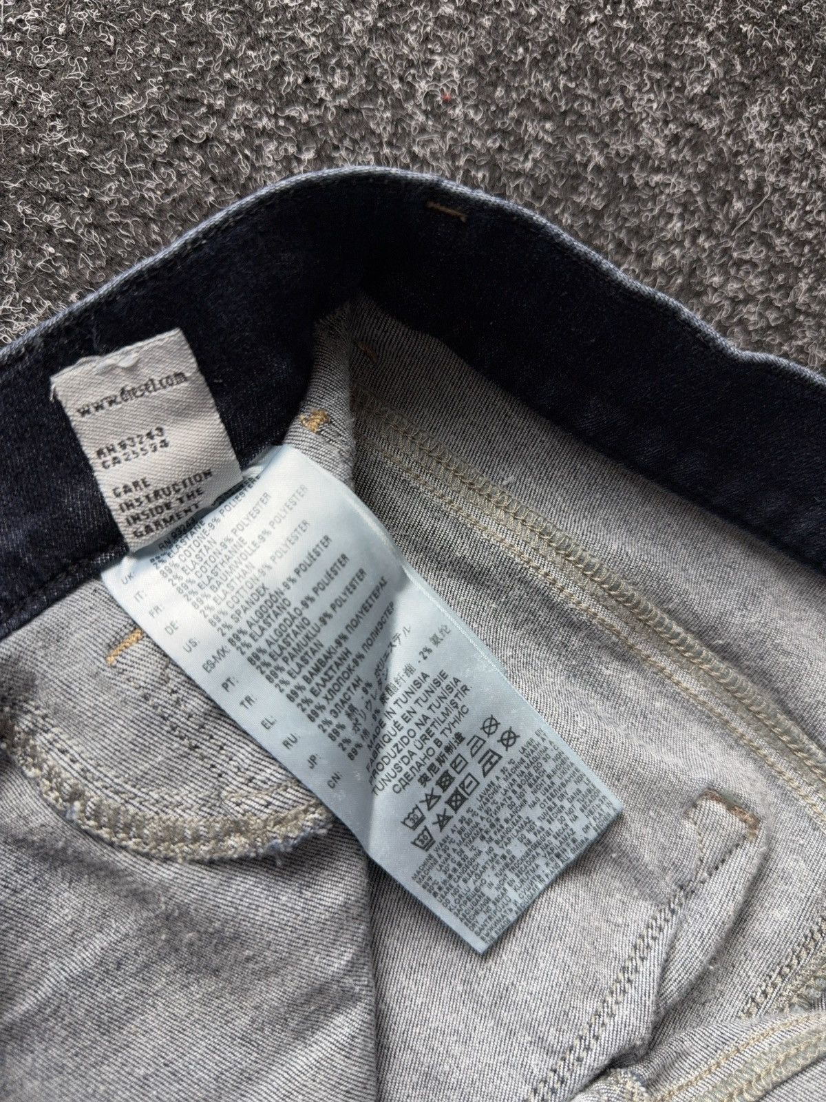 Diesel 00s Luxury Retro Diesel Livier-S Skinny denim pants jeans Size 27" / US 4 / IT 40 - 9 Thumbnail