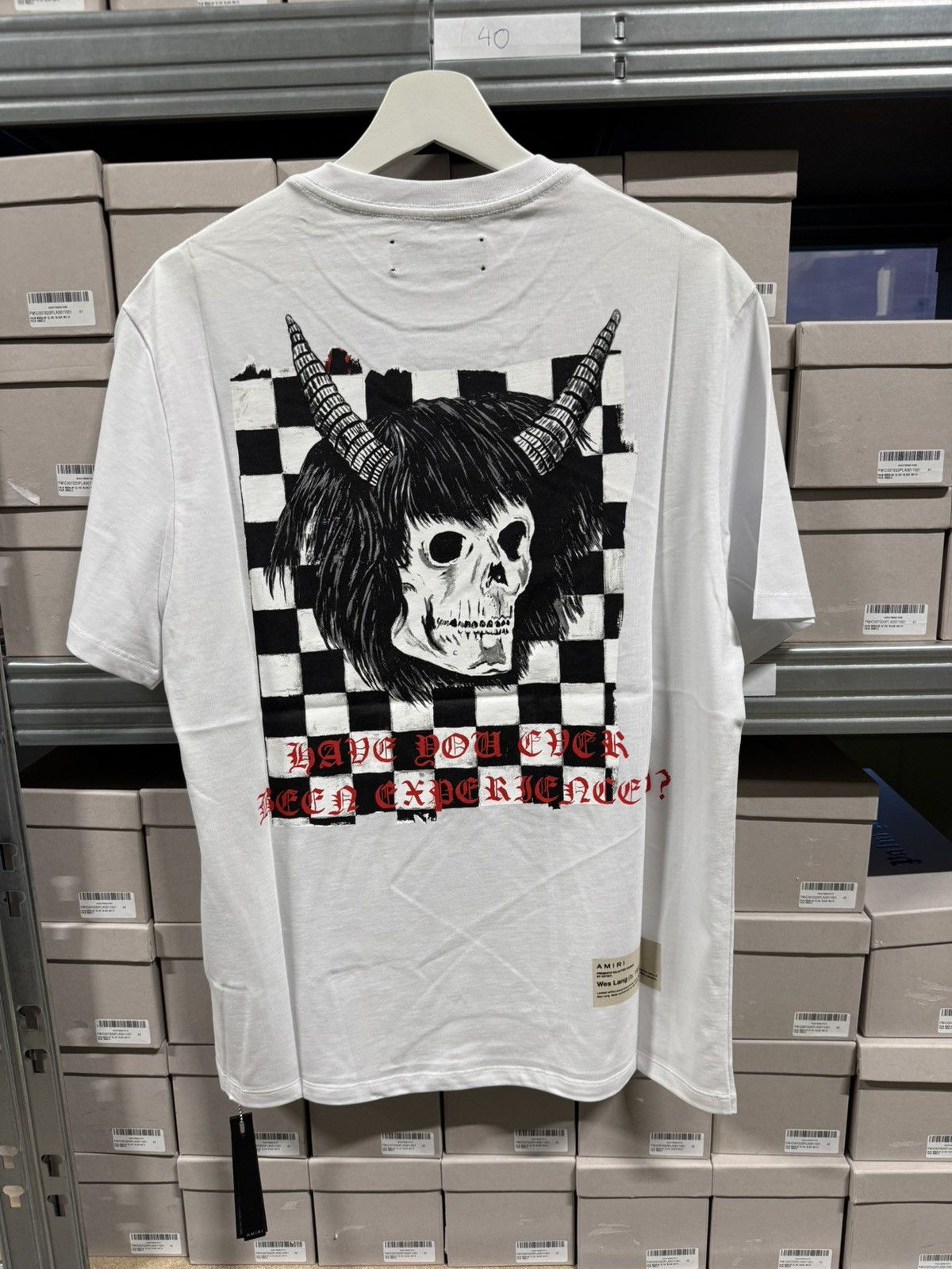 Amiri Amiri x Wes Lang T-Shirt Limited NEW 600$ Size US M / EU 48-50 / 2 - 2 Thumbnail