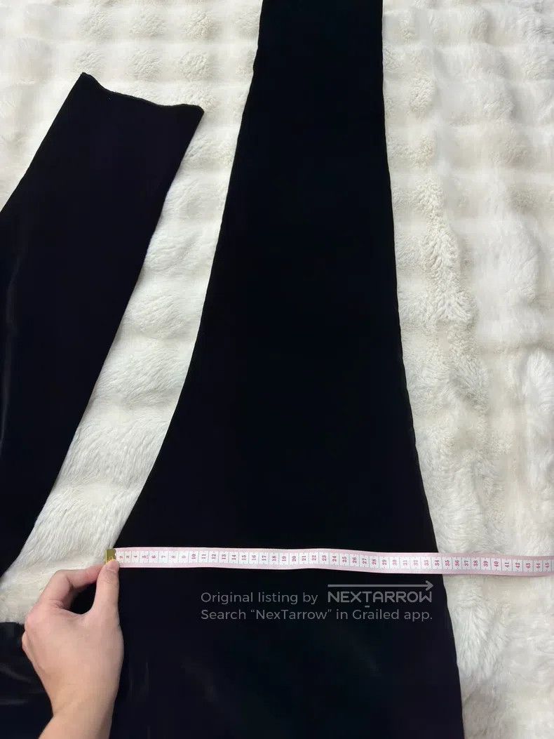 Saint Laurent Paris Saint Laurent Paris Velvet Smoking Trousers Size US 36 / EU 52 - 8 Thumbnail
