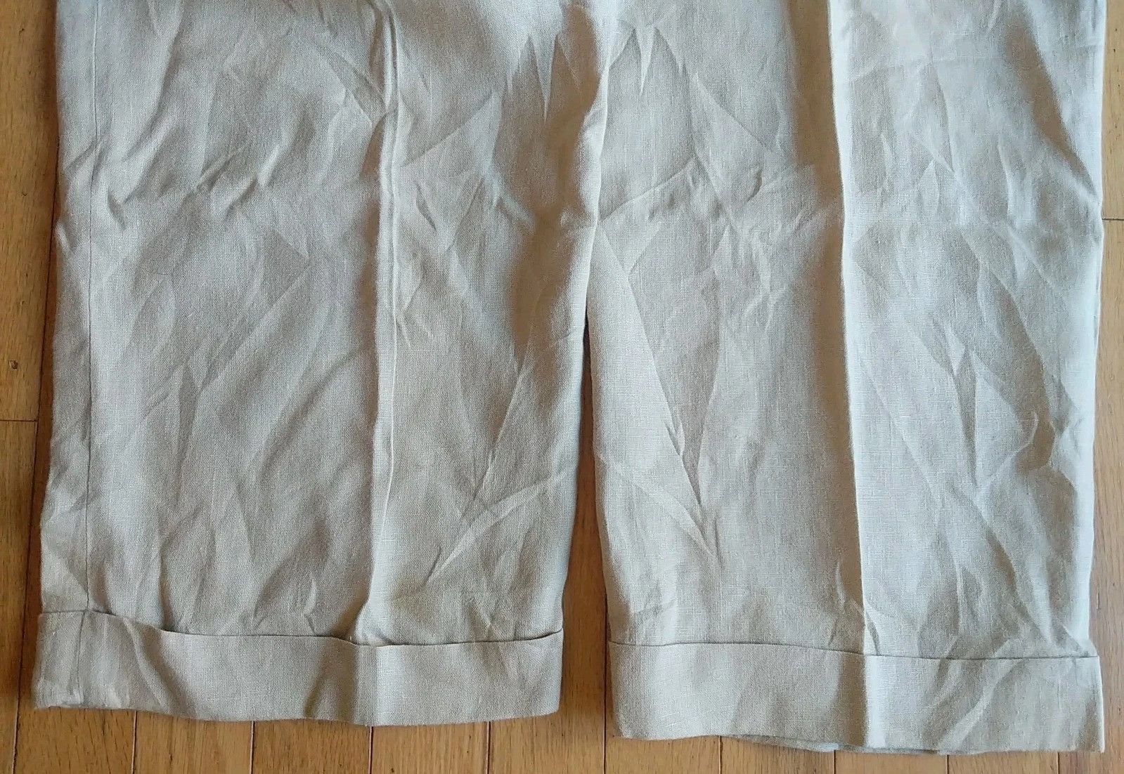 Polo Ralph Lauren Polo Ralph Lauren Pants 100% Linen Pleated Cuffed Size US 42 / EU 58 - 8 Thumbnail