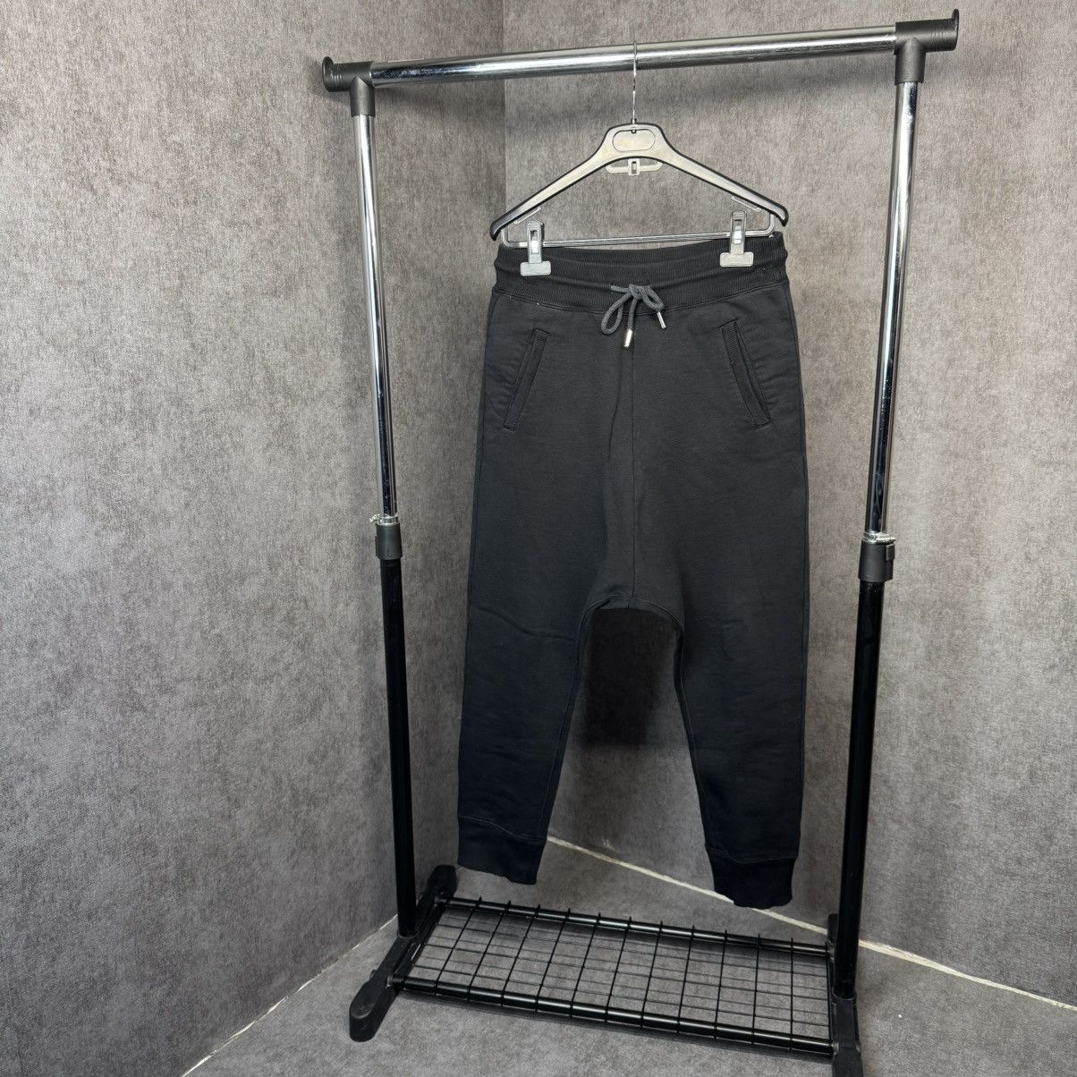 Diesel × Japanese Brand Vintage Diesel Pants Cotton Sweatpants baggy black opium Size US 30 / EU 46 - 2 Thumbnail