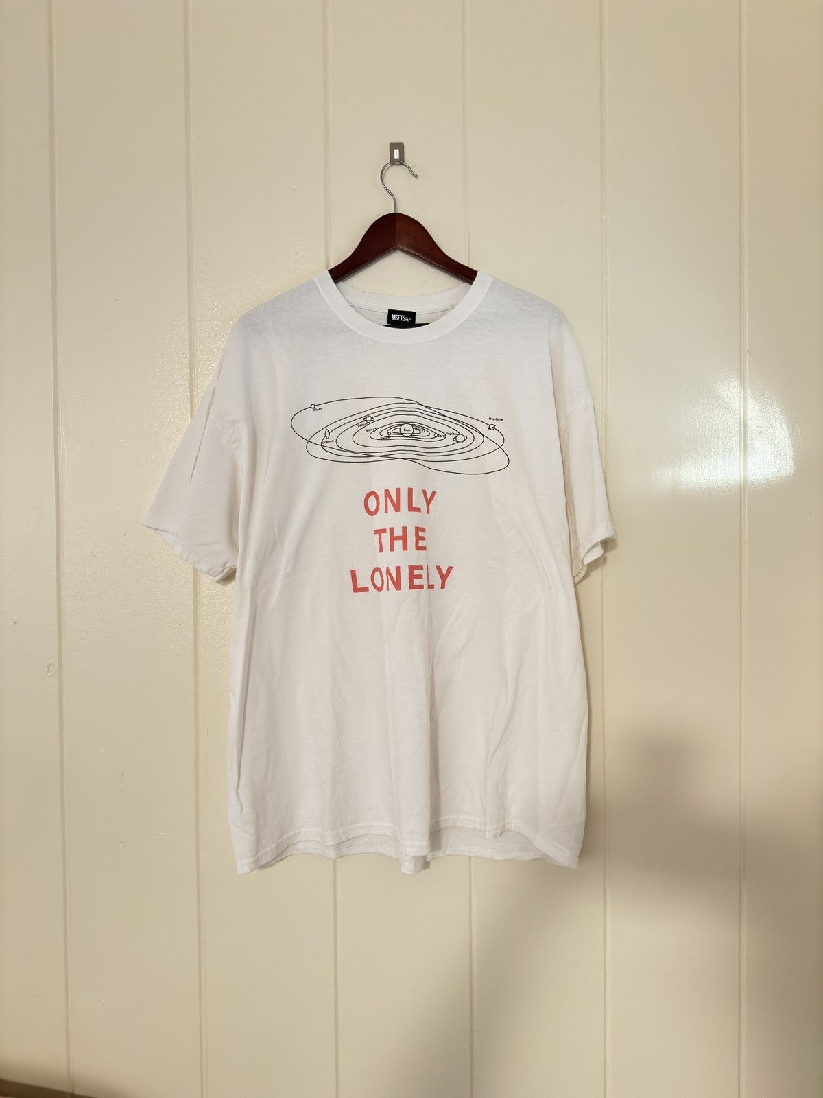 Only The Lonely Tee White