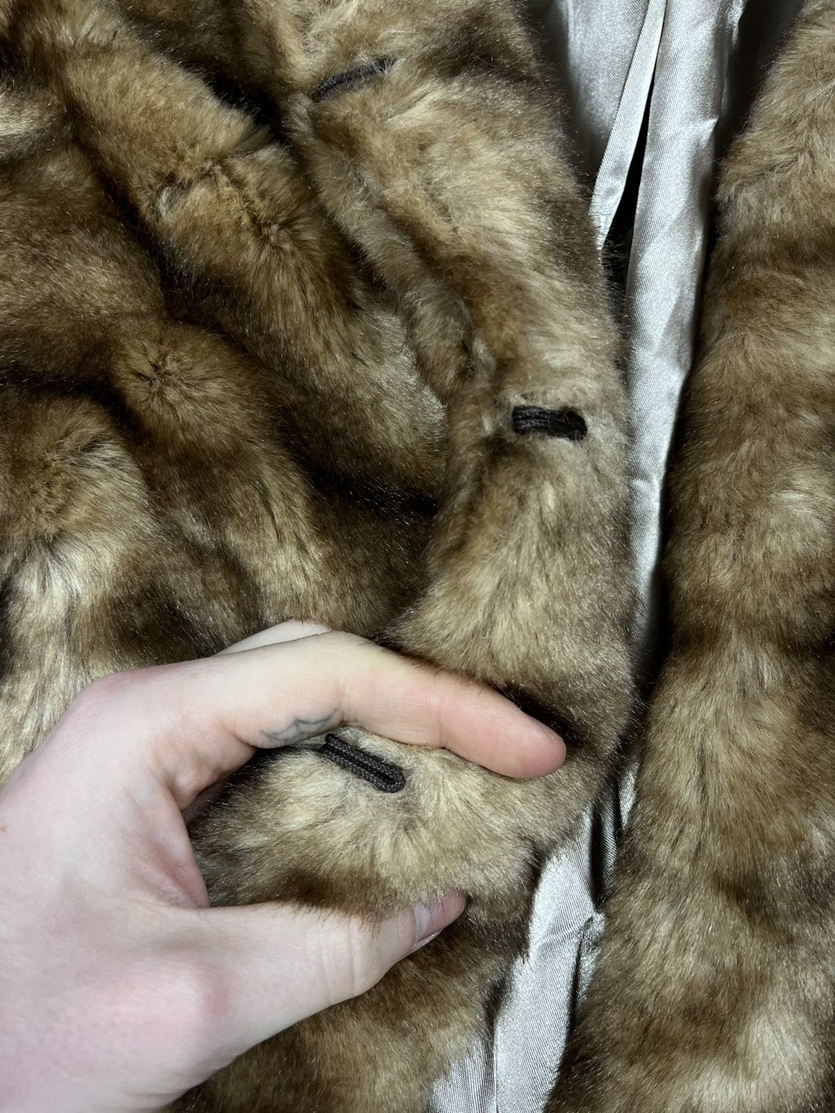 Vintage Faux Fur fuzzy cropped jacket avant garde Size US M / EU 48-50 / 2 - 8 Thumbnail