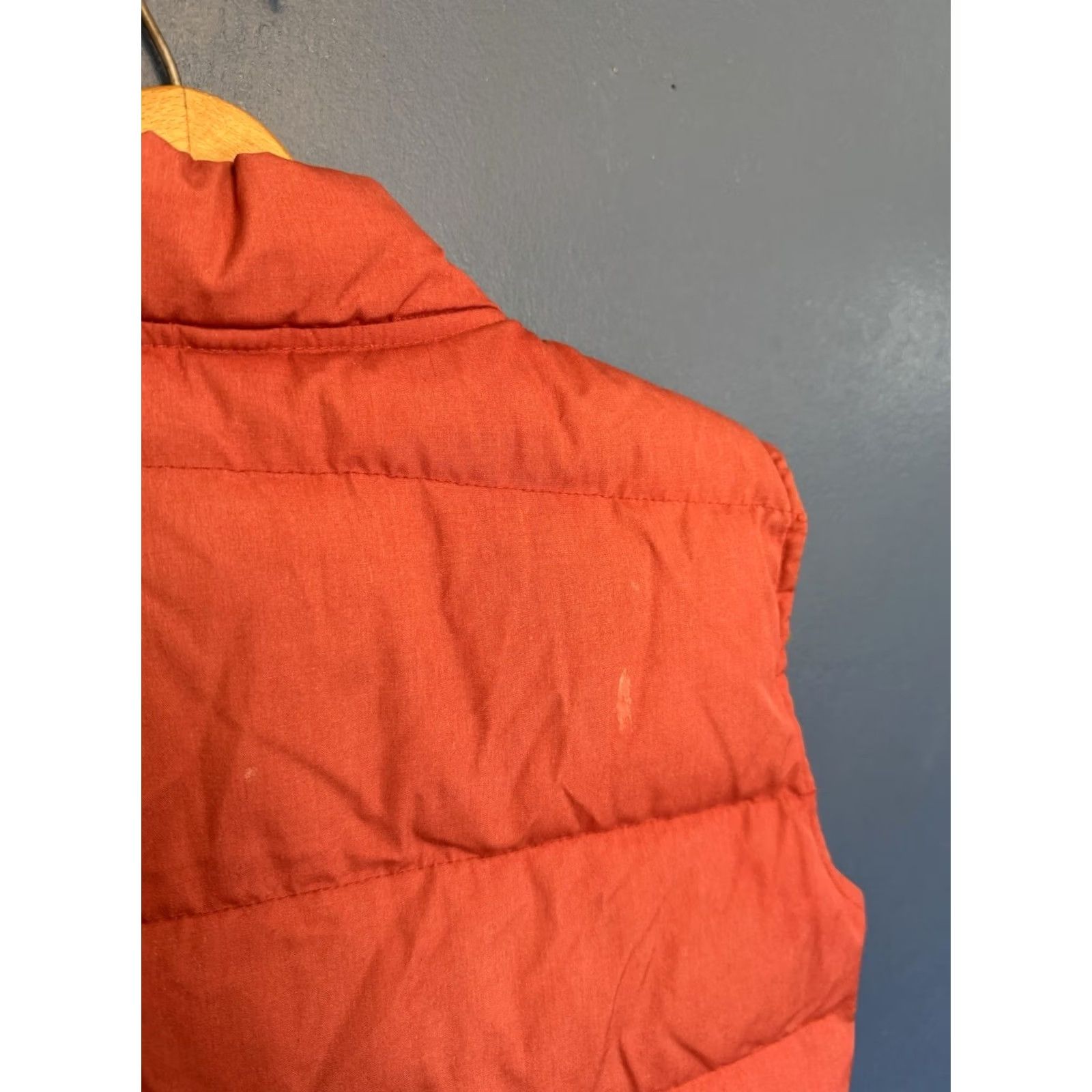 Eddie Bauer VINTAGE Eddie Bauer Vest Orange Goose Down Nylon Quilted 80s 80’s Size S Men’s Small Mens Size US S / EU 44-46 / 1 - 6 Thumbnail