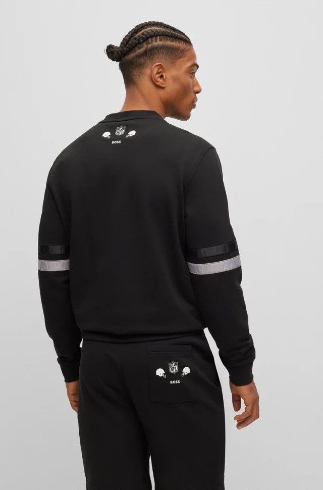 Hugo Boss BOSS x NFL Las Vegas Raiders Drive Crew Pullover Sweatshirt Size US XXL / EU 58 / 5 - 15 Thumbnail