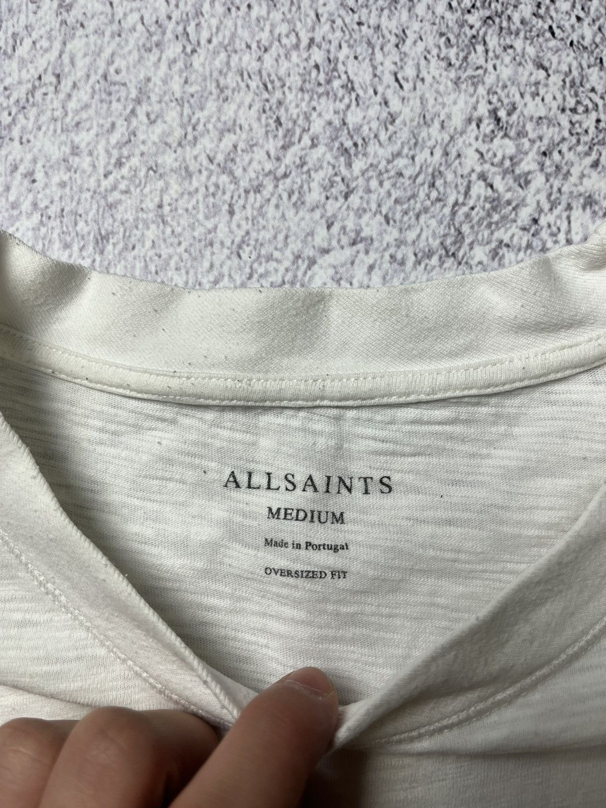 Allsaints Mens Vintage AllSaints T Shirt luxury OVERSIZED FIT Size US M / EU 48-50 / 2 - 6 Thumbnail