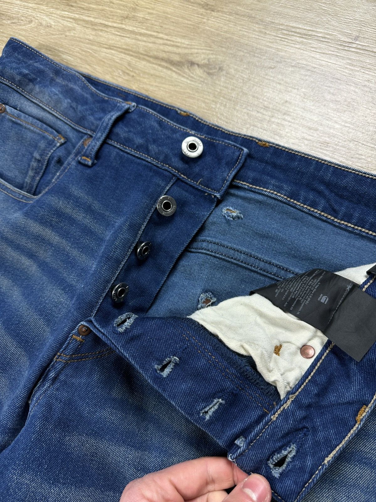 G-Star G-Star Raw Revend Straight Denim Jeans Size 31x36 Size US 31 - 8 Thumbnail