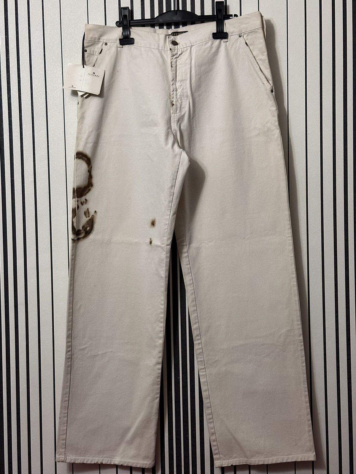 Gianfranco Ferre Gianfranco Ferre “Burned-Skull” Rarest Denim Pants Size US 36 / EU 52 - 1 Thumbnail