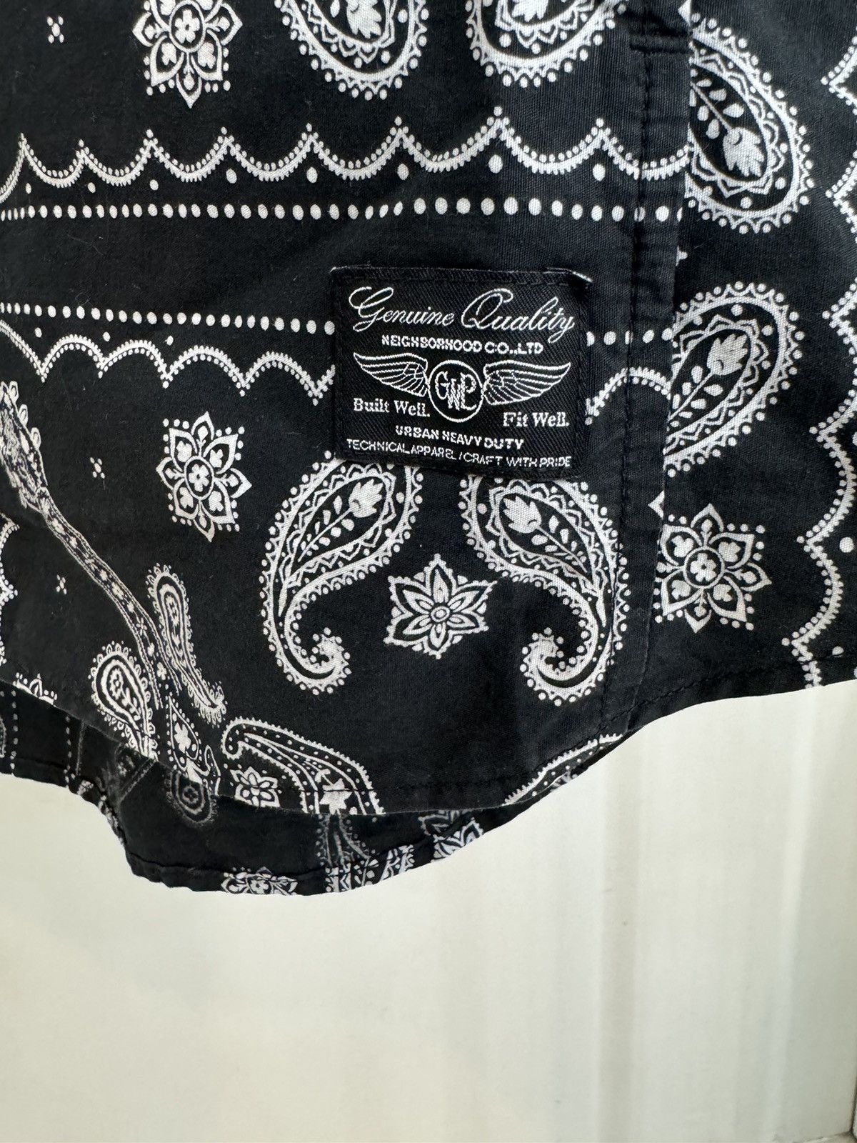 Neighborhood Signal Bandana Shirt Size US M / EU 48-50 / 2 - 2 Thumbnail