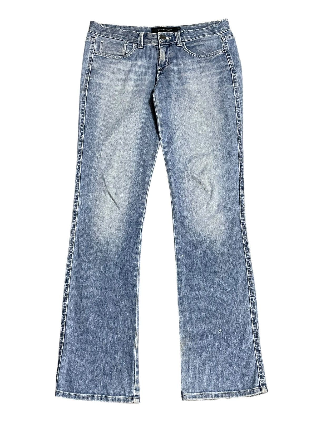Calvin Klein Vintage Y2K Calvin Klein Jeans Blue Wash Wide Leg Size 32" / US 10 / IT 46 - 1 Thumbnail