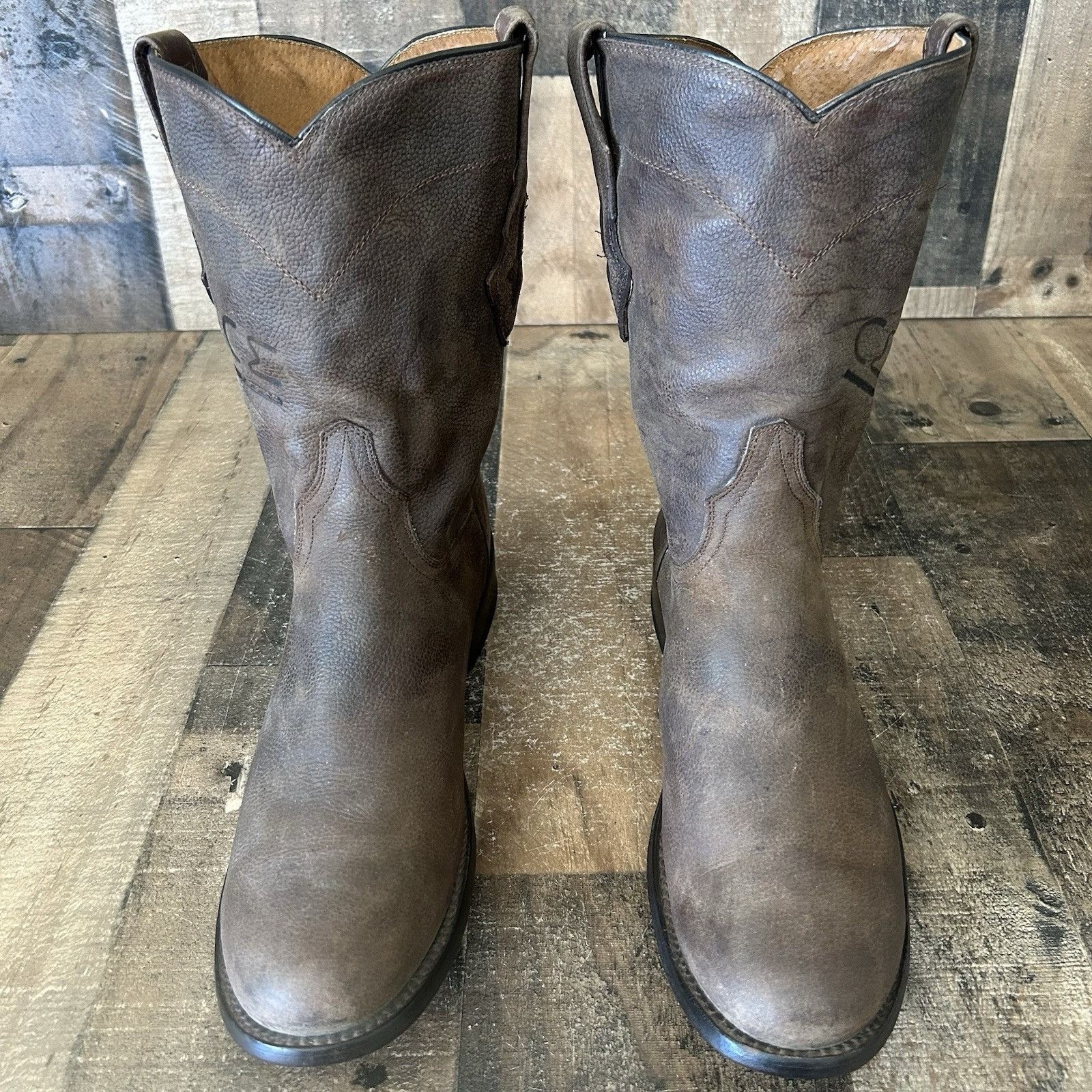 Lucchese Resistol Ranch By Lucchese Western Cowboy Boots Mens 11 D Size US 11 / EU 44 - 3 Thumbnail
