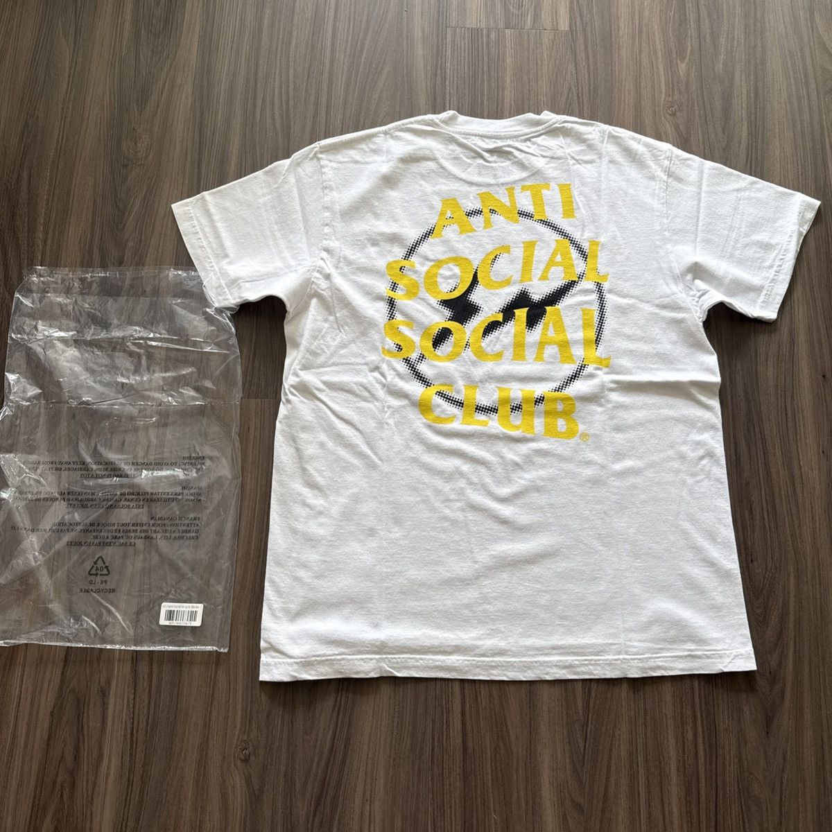 Anti Social Social Club × Fragment Design Anti Social Social Club x Fragment Tee White Bolt Logo - L Size US L / EU 52-54 / 3 - 4 Thumbnail