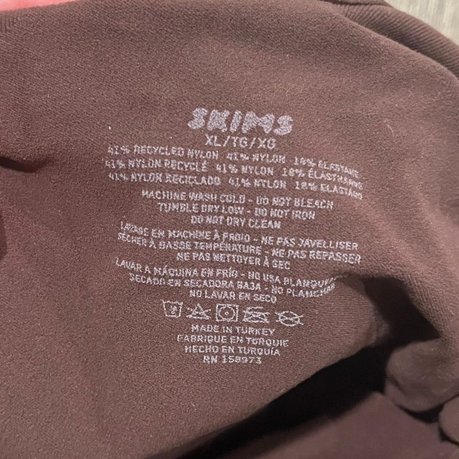 SKIMS NWOT Skims Shapewear Seamless Brief Bodysuit Cocoa Size XL Size ONE SIZE - 3 Thumbnail