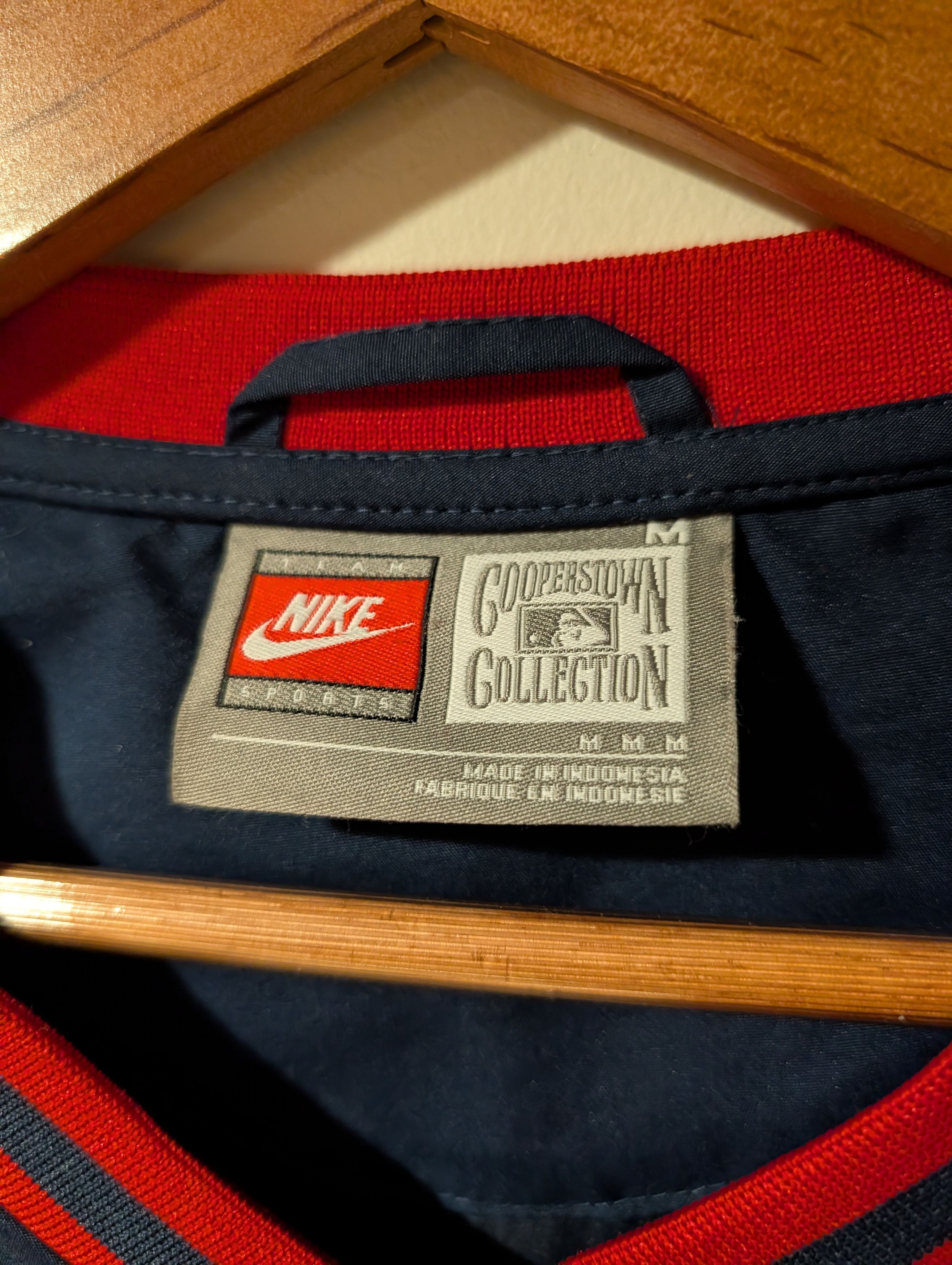Nike Nike Cleveland Indians Cooperstown Jacket Windbreaker Size US M / EU 48-50 / 2 - 3 Thumbnail