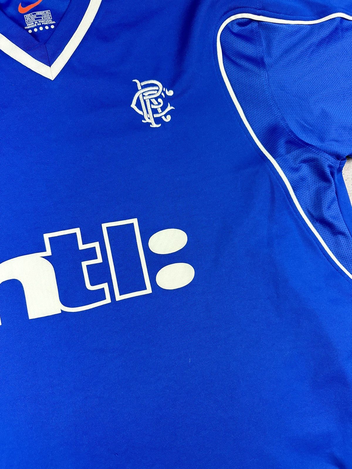 Nike 1999/00 Nike Rangers FC Vintage Soccer Jersey Size US L / EU 52-54 / 3 - 7 Thumbnail