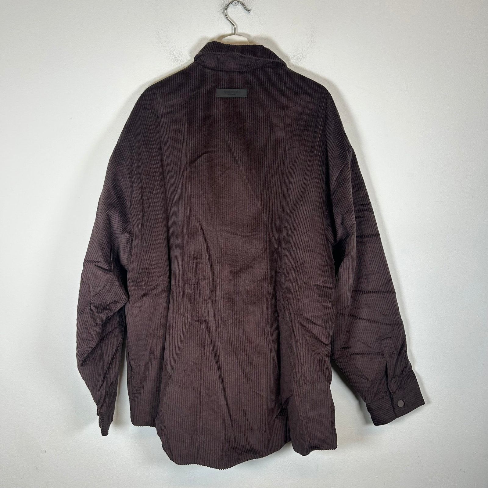 Fear of God Fear of God Essentials Plum Corduroy Jacket Size L Size US L / EU 52-54 / 3 - 2 Thumbnail