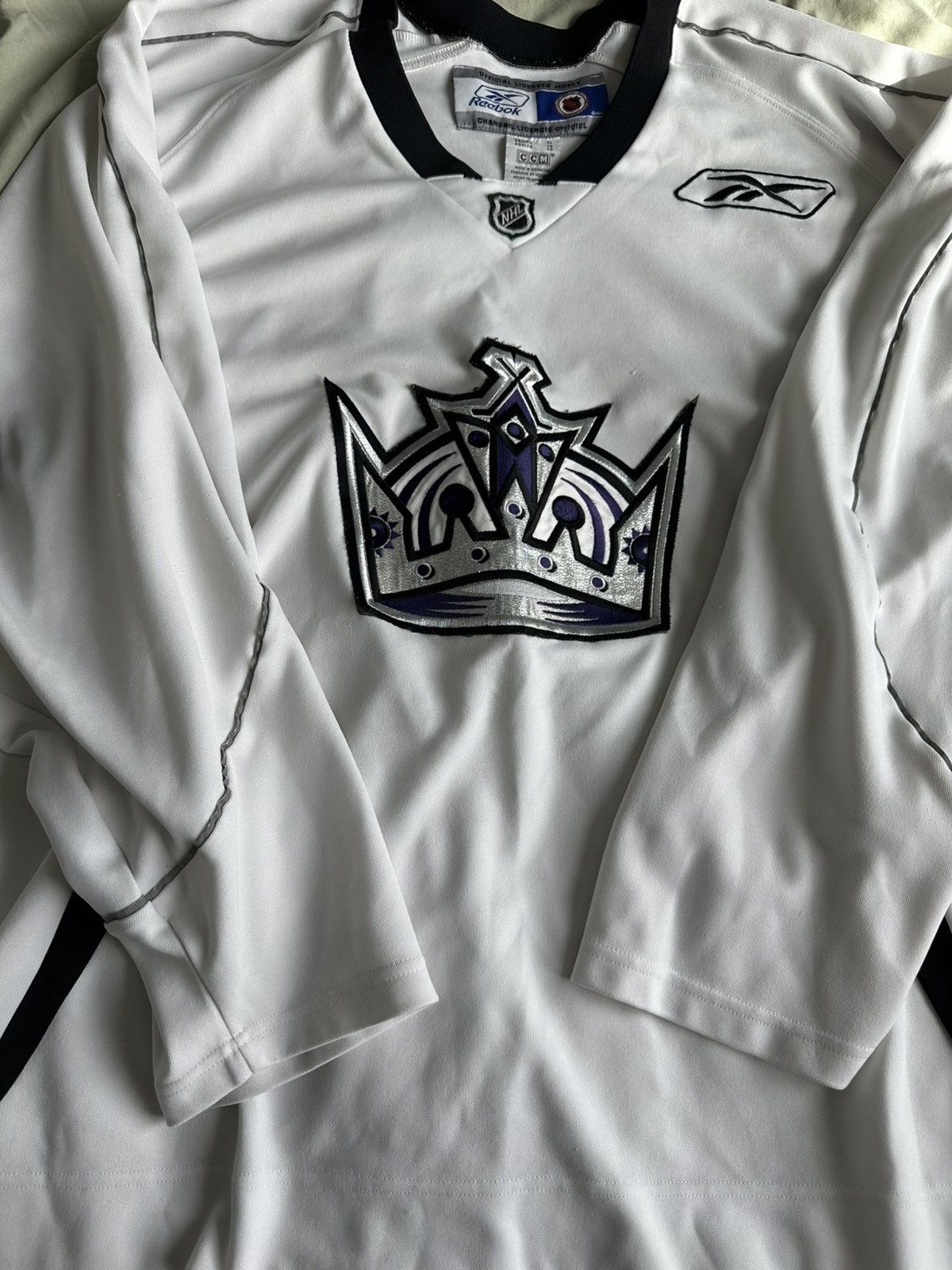 Reebok × Vintage Vintage La Kings rebook crown jersey Size US XL / EU 56 / 4 - 1 Thumbnail