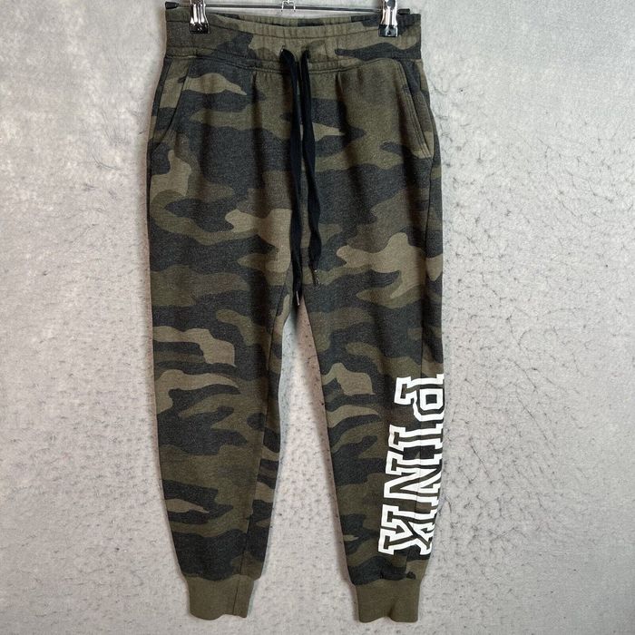 Victoria's Secret Victoria Secret Pink Camo Jogger Sweatpants Womens XS  Camouflage Pockets