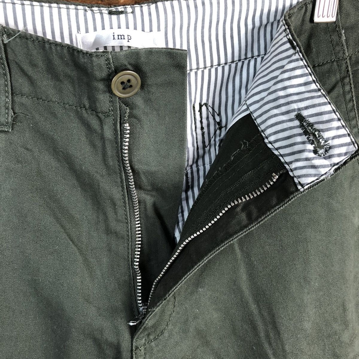 Japanese Brand Imp green Cargo buckle back utility Multipocket Pants #A2434 Size US 28 / EU 44 - 14 Thumbnail