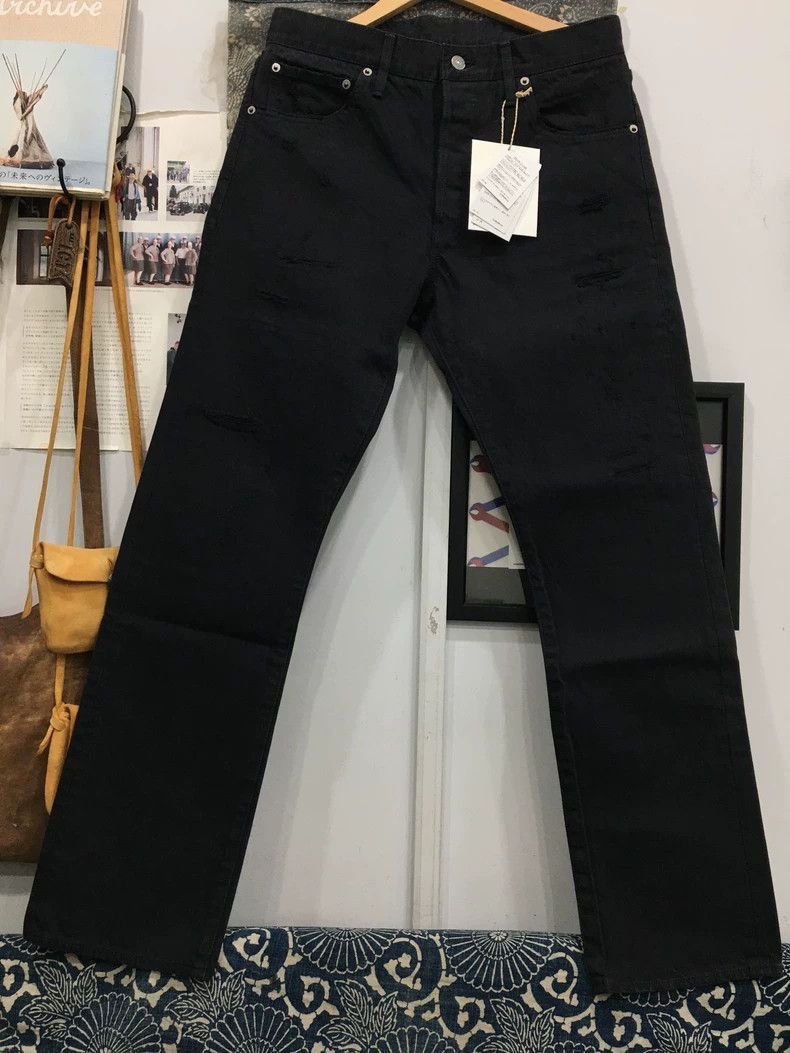 Visvim VISVIM 21AW ICT CMYK W32 L30 16D27 BLACK DMGD 27 Ruined was Size US 32 / EU 48 - 1 Thumbnail