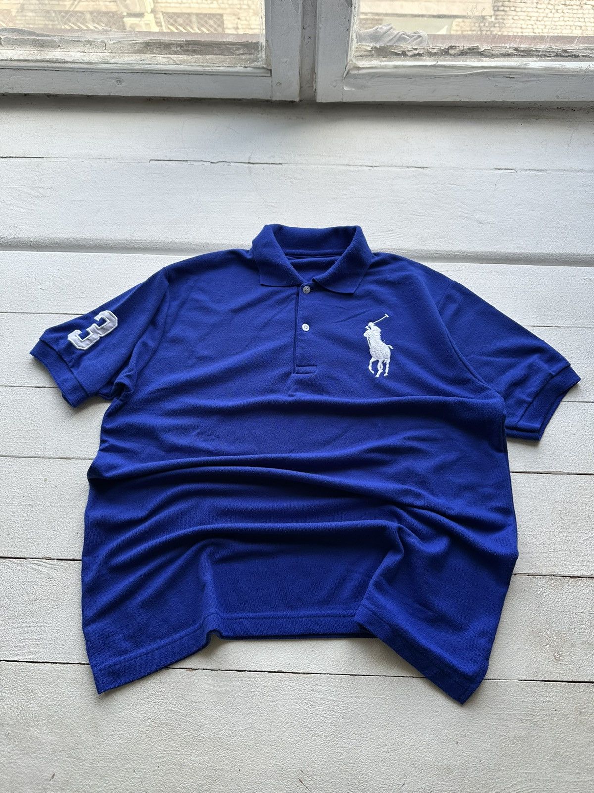 Polo Ralph Lauren × Ralph Lauren 🚨Polo Ralph Lauren #3 Striped Polo T-shirt y2K CHIEF KEEF Size US XL / EU 56 / 4 - 1 Thumbnail