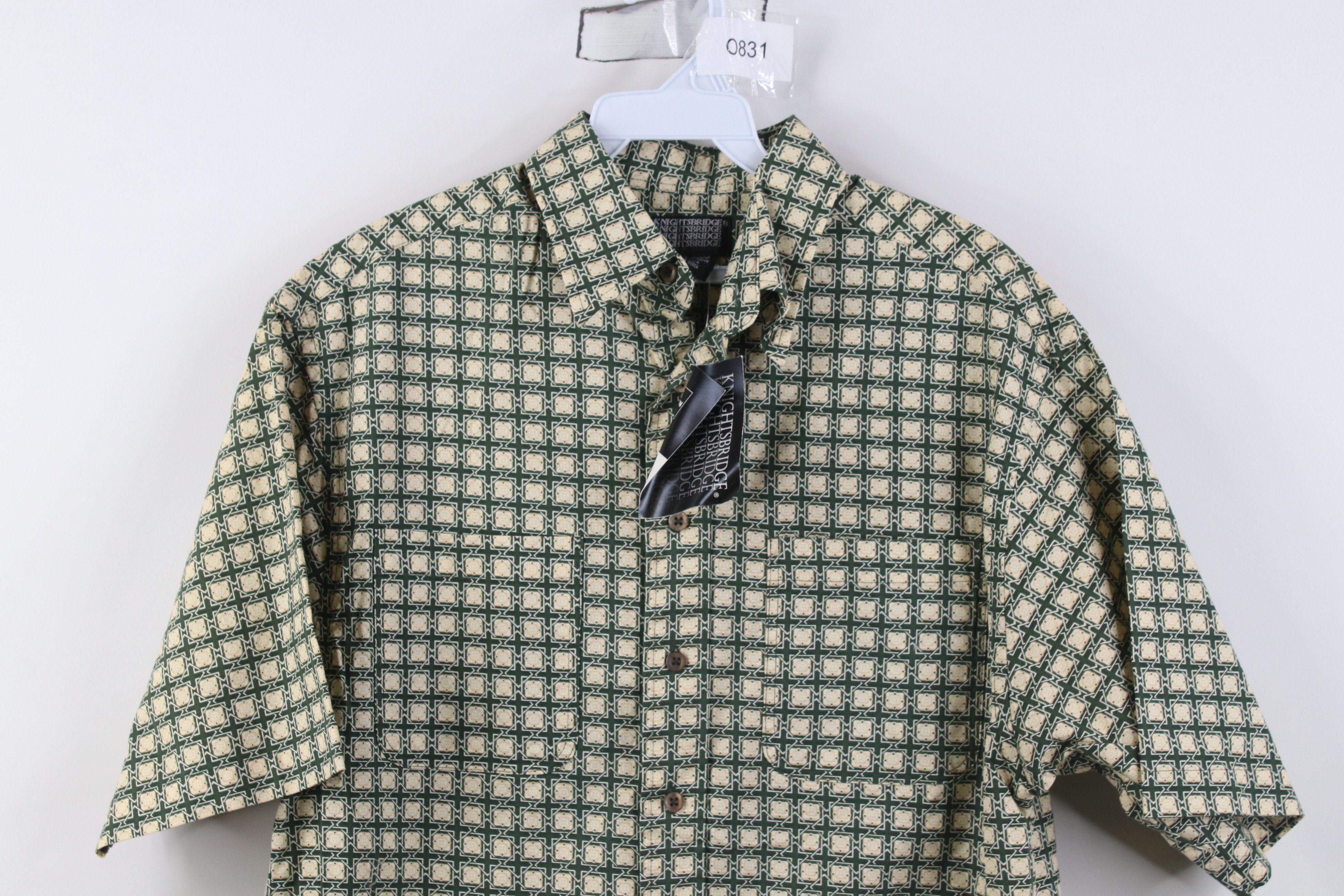 Vintage Deadstock Vintage 90s Streetwear Short Sleeve Button Shirt Size US S / EU 44-46 / 1 - 2 Thumbnail