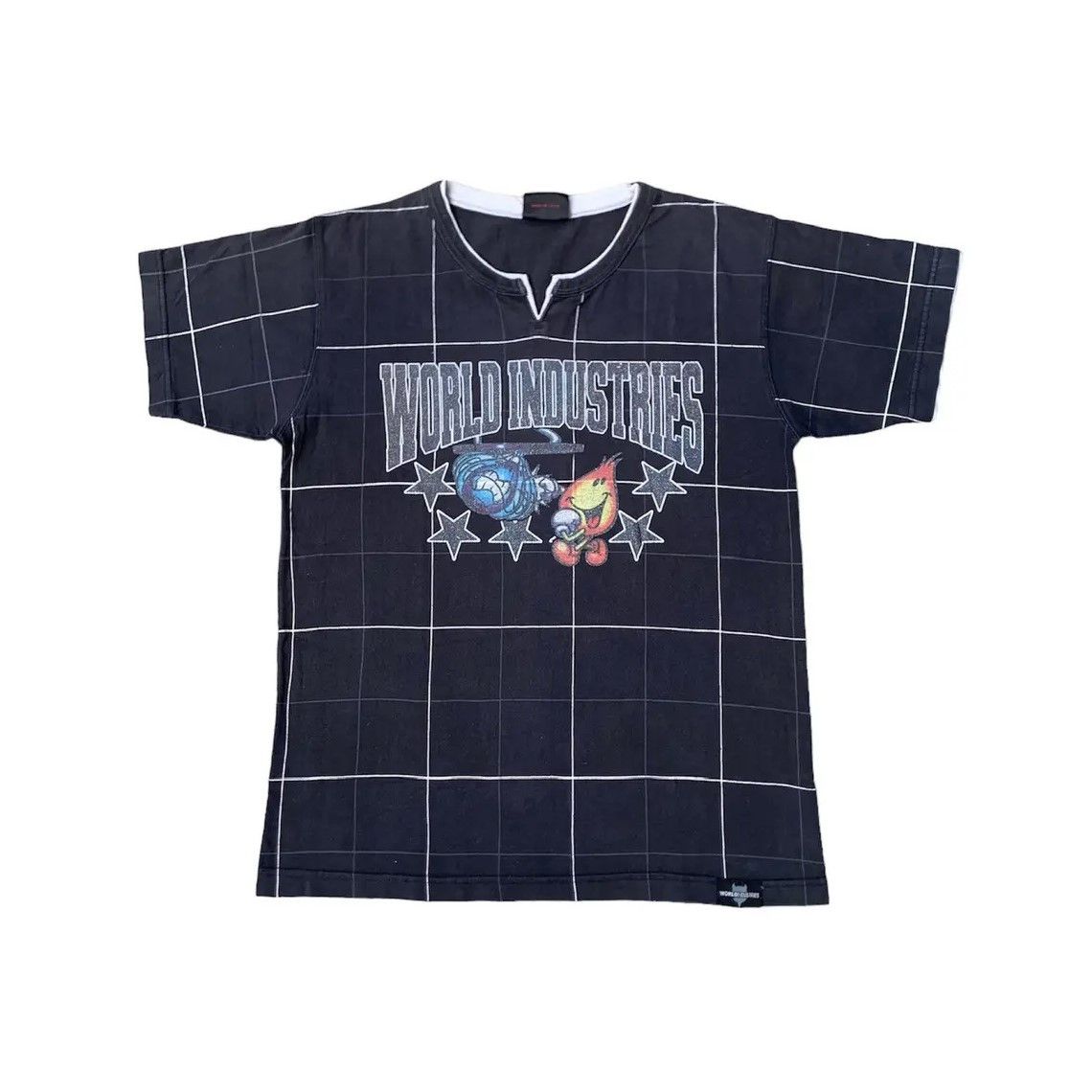 Vintage Vintage 90s World Industries Skateboards T-Shirt Size US M / EU 48-50 / 2 - 1 Thumbnail