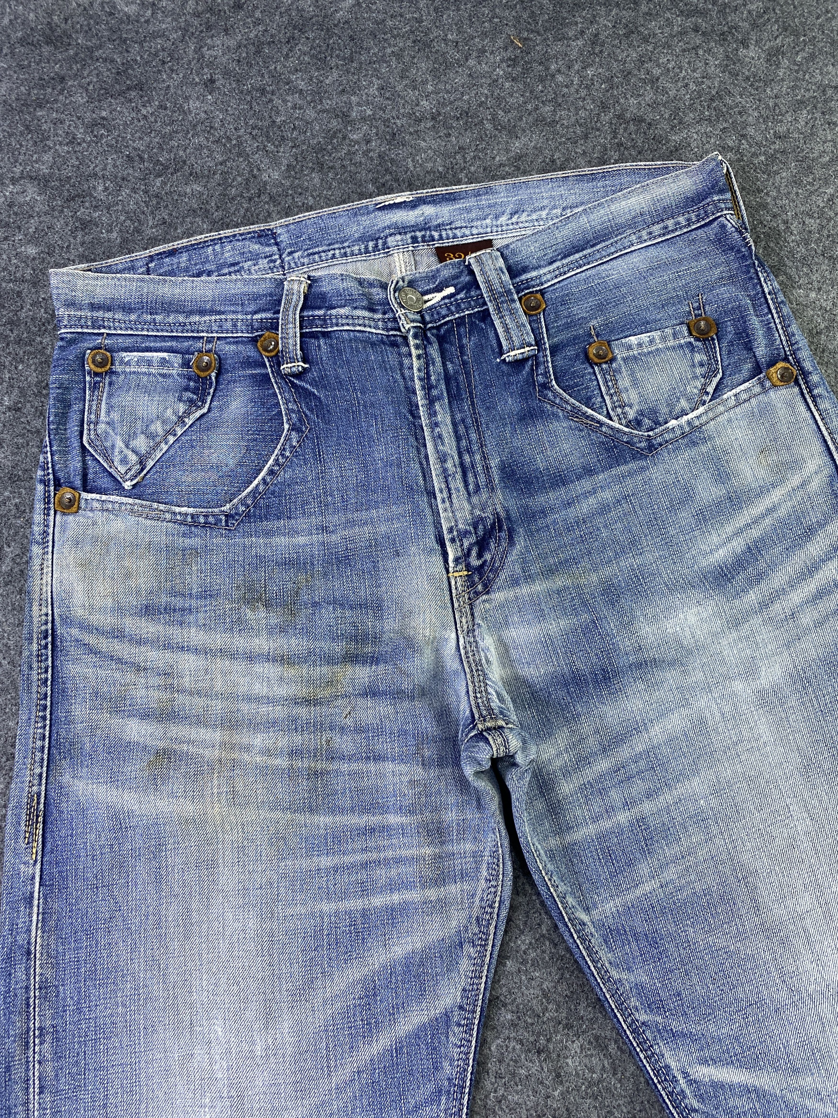 Levi's Vintage Levi's 502 Distresses Blue Wash Jeans - J882 Size US 32 / EU 48 - 5 Thumbnail